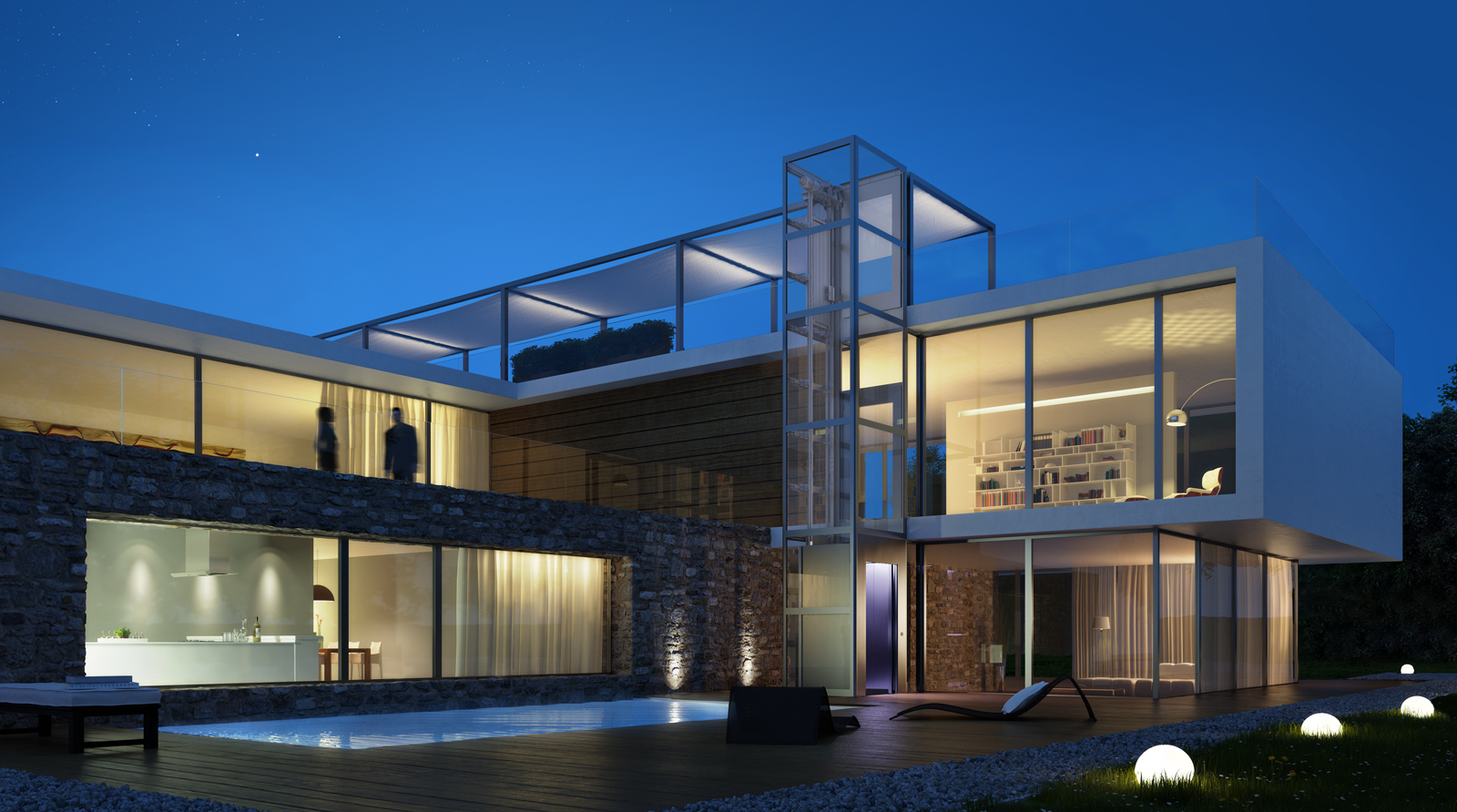 ascenseur maison design