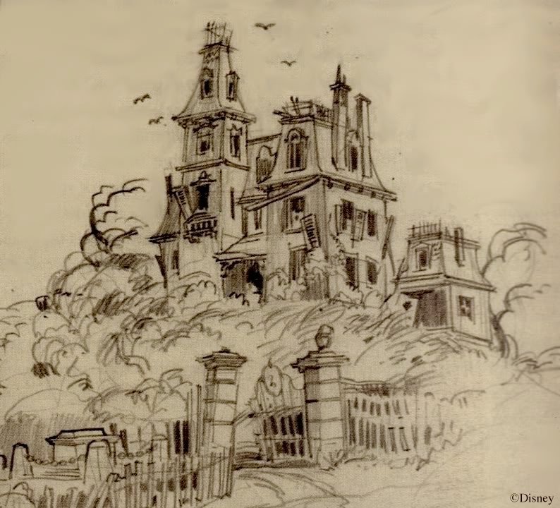 ascenseur maison hantee disney