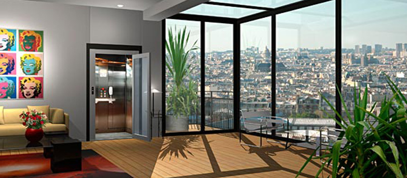 ascenseur privatif interieur