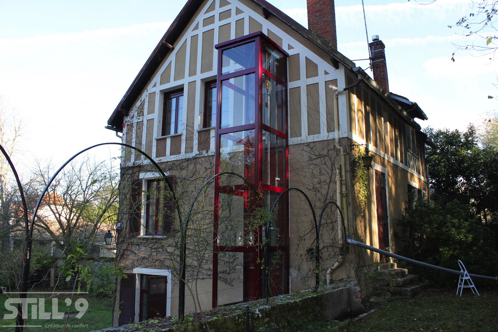 ascenseur prive exterieur