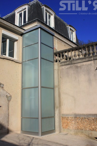 ascenseur prive exterieur