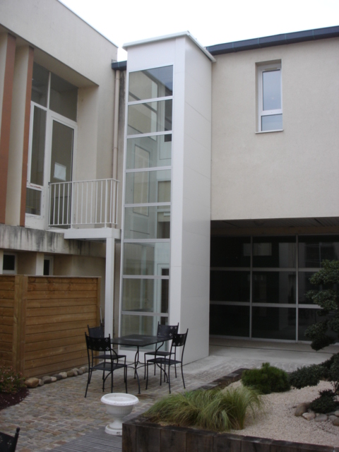 ascenseur prive exterieur