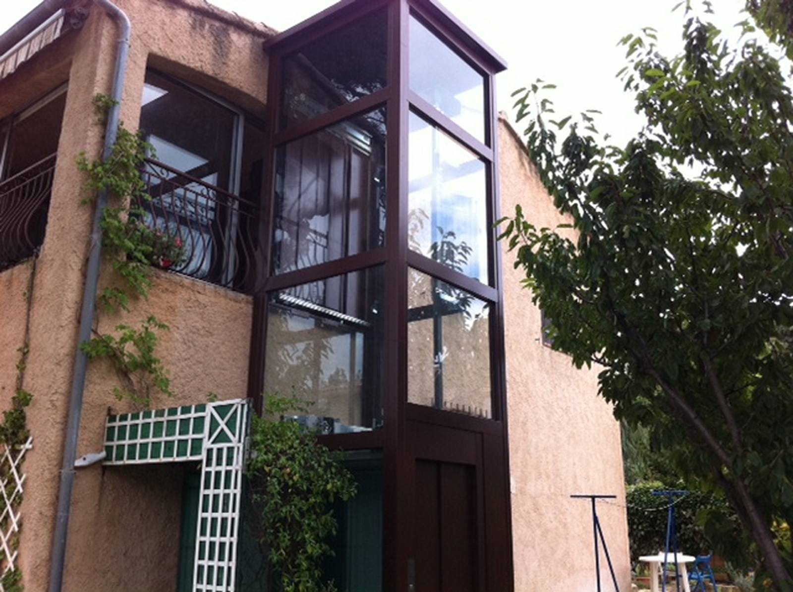 ascenseur prive exterieur