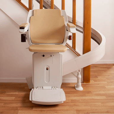 escalier electrique tournant