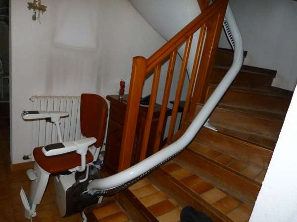 escalier electrique tournant