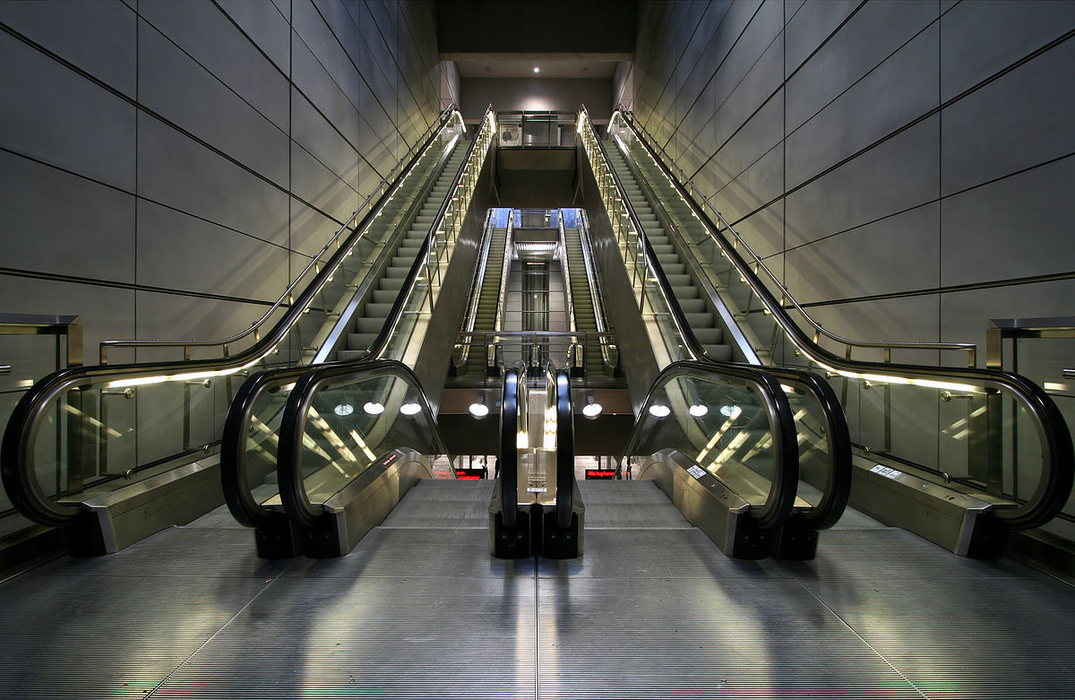 escalier roulant anglais
