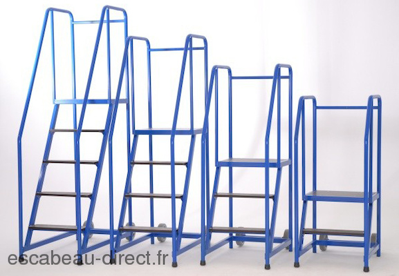 escalier roulant en bois