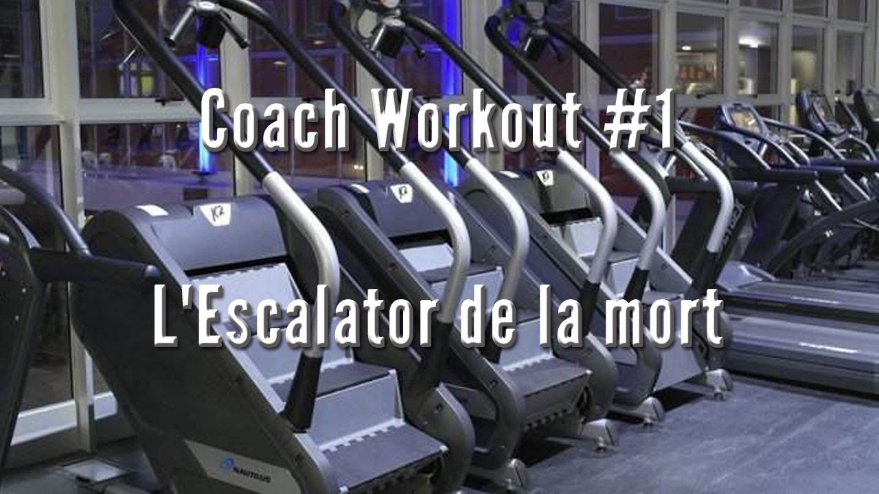 escalier roulant exercice