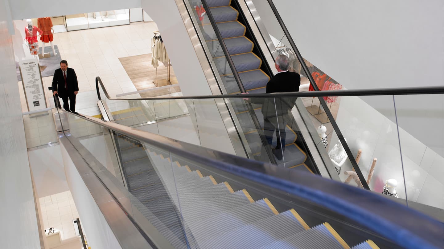 escalier roulant exterieur