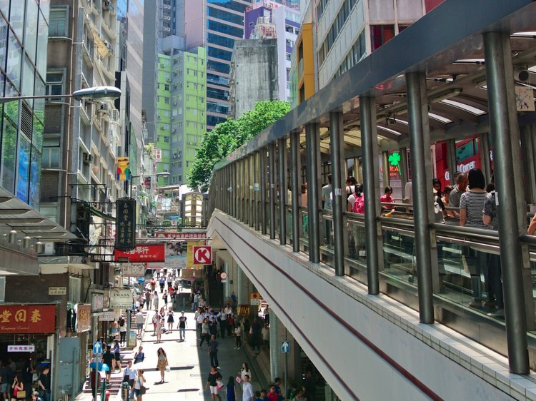 escalier roulant hong kong