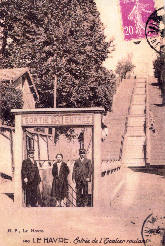 escalier roulant le havre