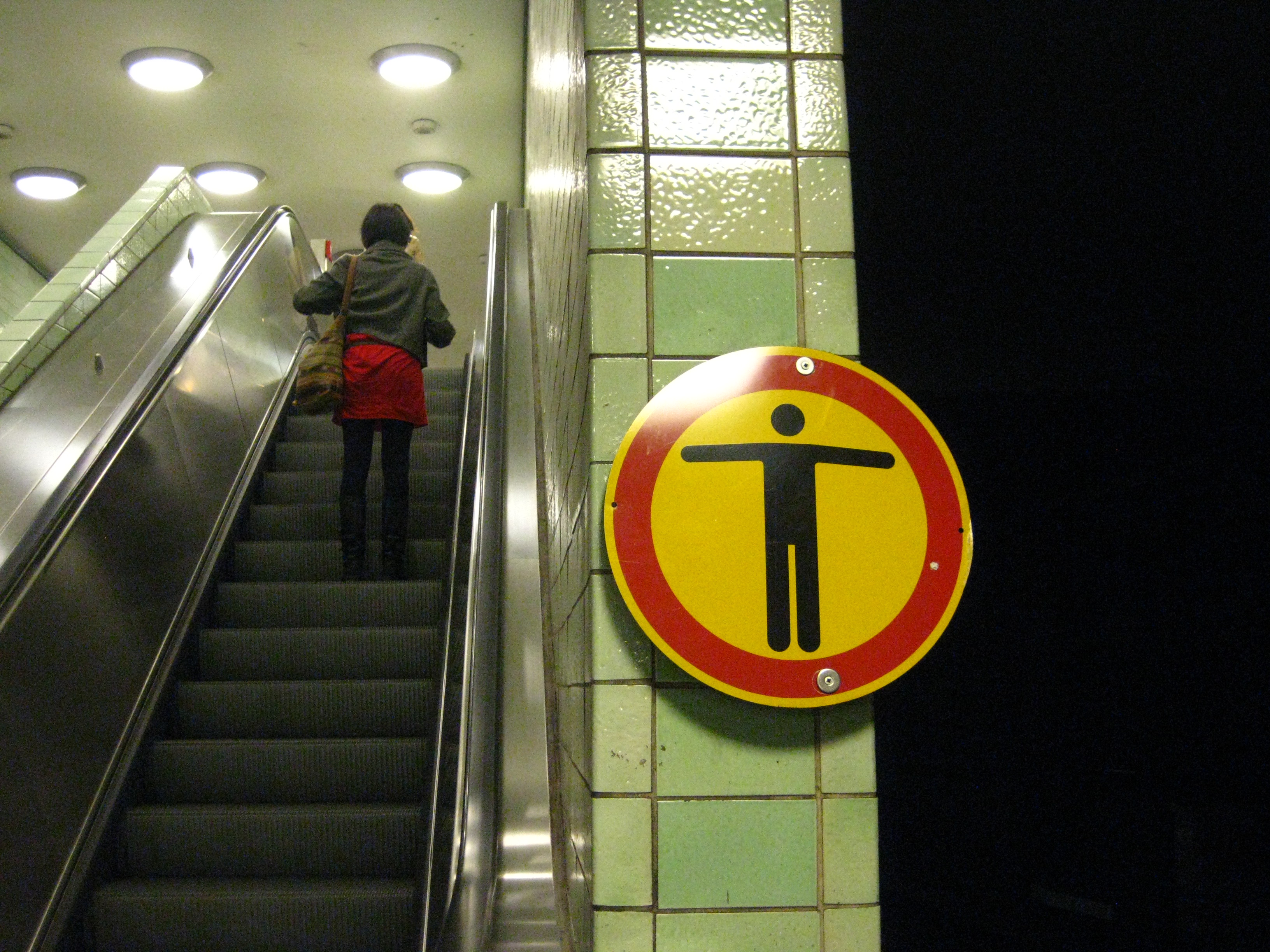 escalier roulant poussette