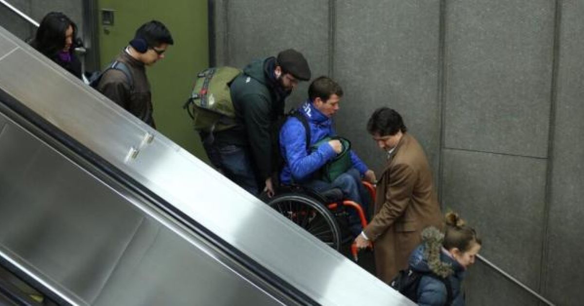 escalier roulant trudeau