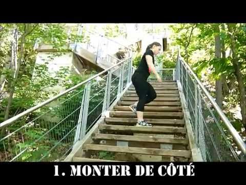 monte escalier musculation