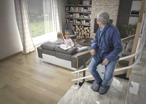 monte escalier region lyonnaise